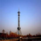 برج پخش تلویزیونی گالوانیزه 100 متری گرم برای پروژه مخابرات