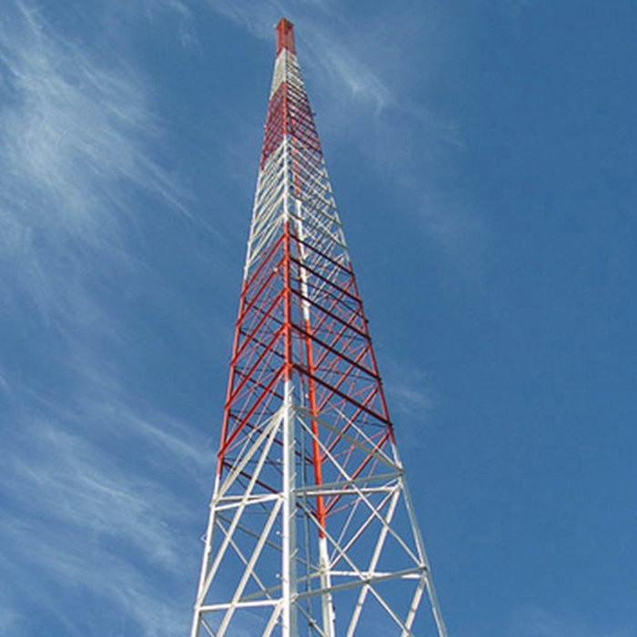 برج تلفن همراه مشبک گالوانیزه 4 پایه