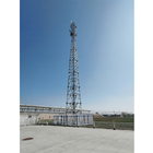 3 پایه لوله فولادی تلفن همراه سیگنال برج مخابرات سیار