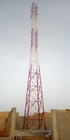 برج آنتن مایکروویو فولادی سه پایه 50 متری برج ارتباطی خود پشتیبانی