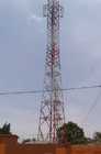 سیگنال تلویزیون رادیو داغ DIP آنتن فولادی گالوانیزه برج موبایل 10-80 متر