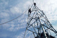 برج فولادی شبکه Wifi رادیویی Wifi 50m Vhf برای انتقال سیگنال