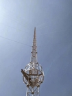آنتن ارتباطی دکل سیمی برج فولادی گالوانیزه داغ 30 متر بر ثانیه
