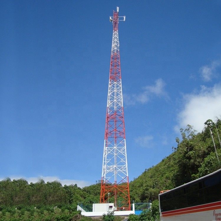 رادیو اینترنتی Wifi Broadcasting TV 10m Lattice Steel Towers Tower Transmission انتقال سیگنال