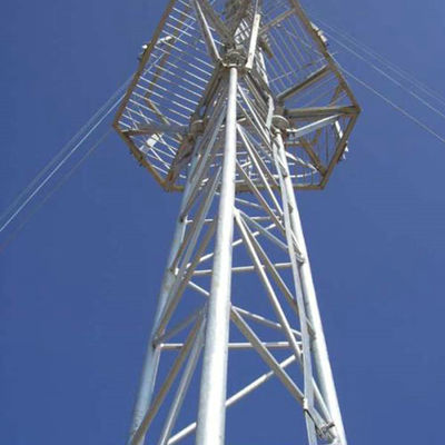 برج رادیویی 50 M Q235 Steel GSM Self-Support for Park