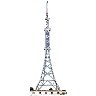 برج ارتباطی موبایل 100 متری CDMA داغ گالوانیزه با براکت