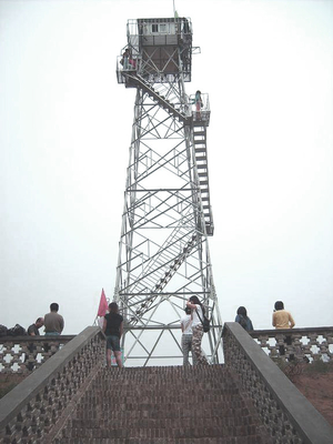 برج نگهبانی زندان فولادی زاویه 10 متر گالوانیزه گرم